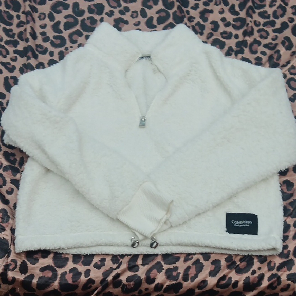 Calvin Klein Fleece Half-Zip Sweater